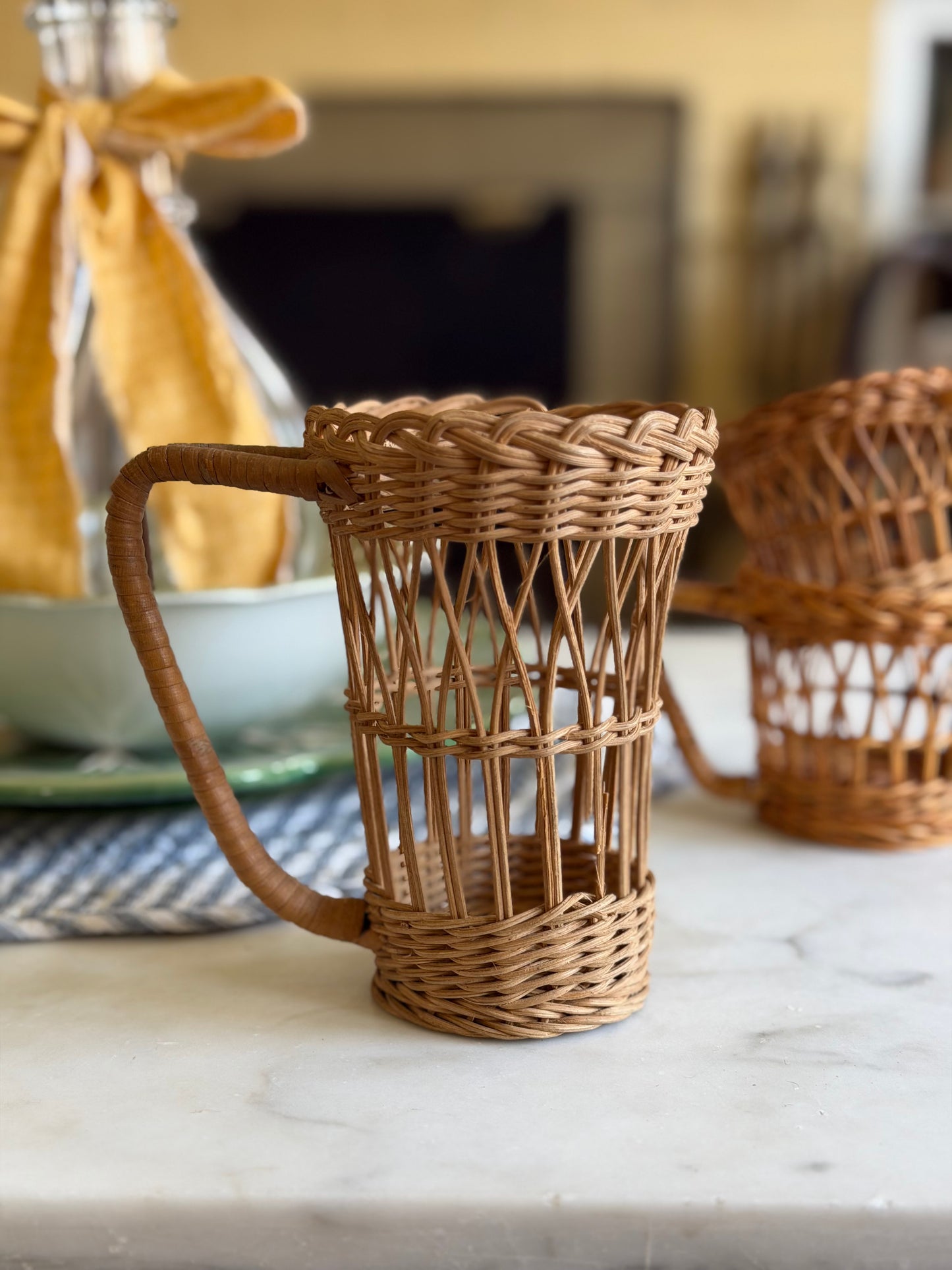 Vintage Wicker Cup Holders (sold separately)