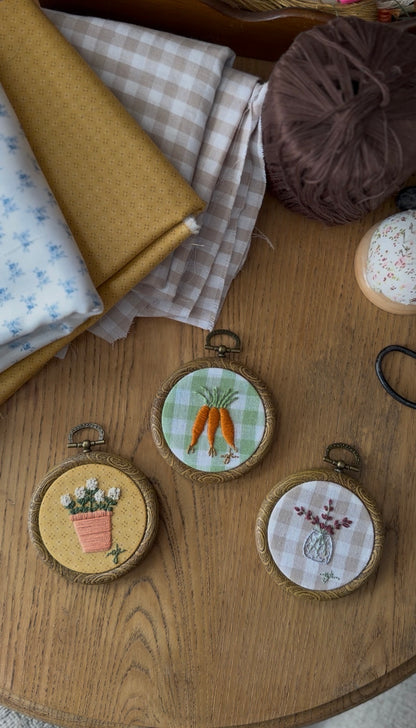 Mini Spring Embroidery Magnets (sold separately)