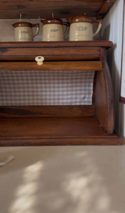 Vintage Wooden Bread Box