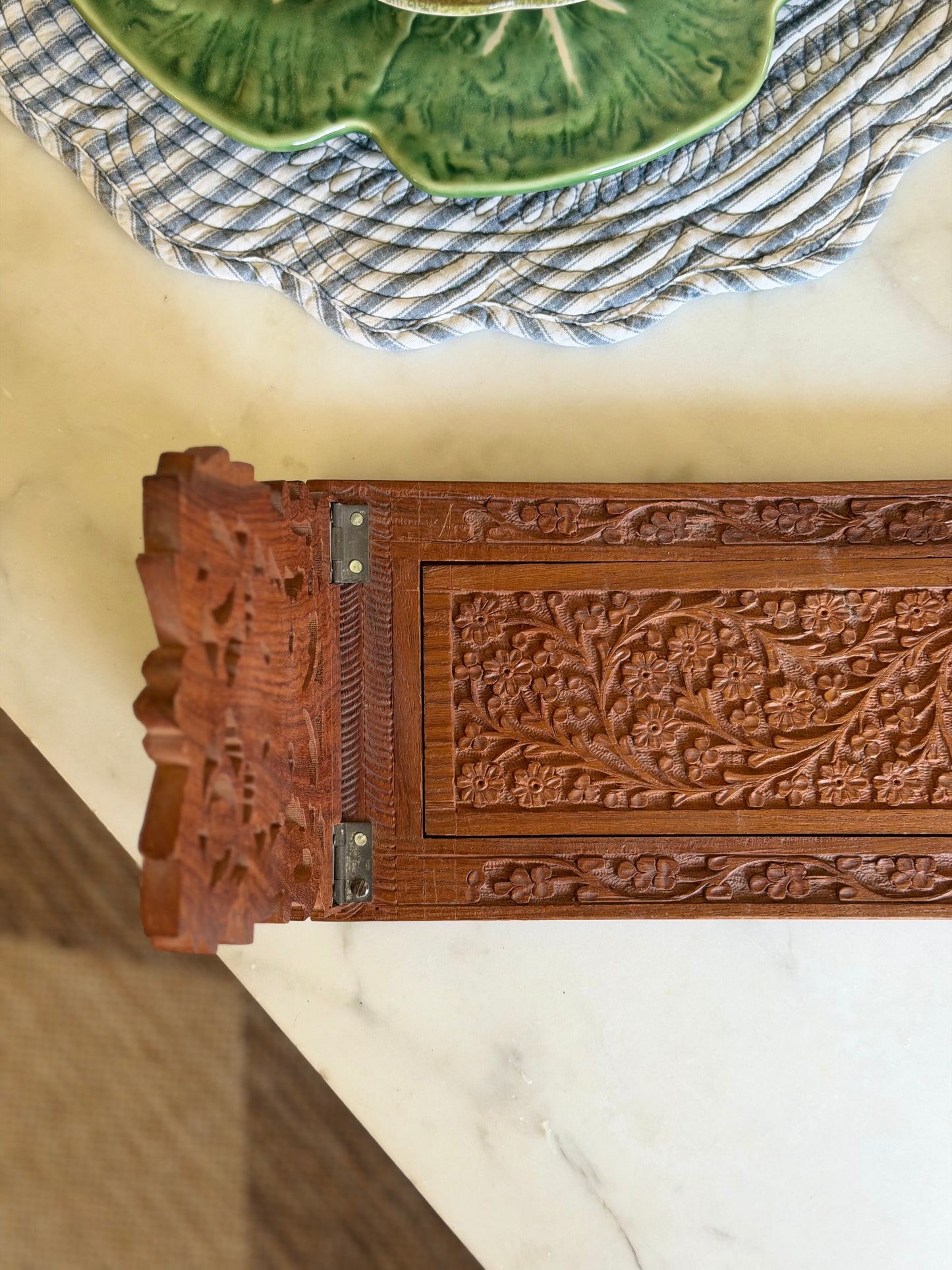 Carved Wooden Book-holder