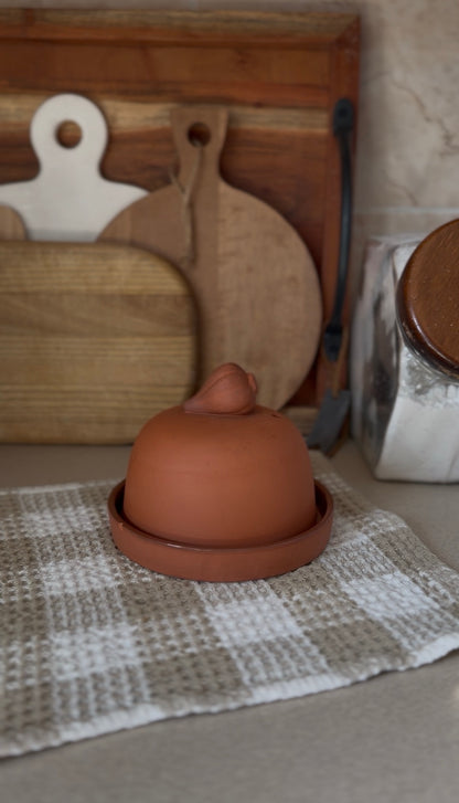 Terracotta Garlic Baker