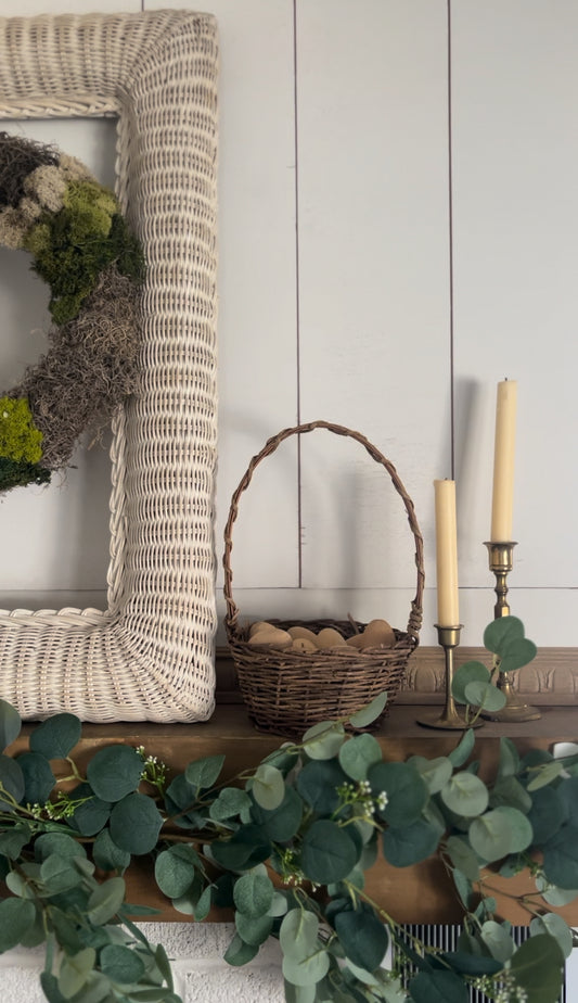 Woven Grapevine Easter Basket