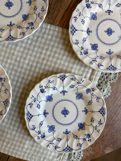 Blue Floral Myott Finlandia Salad Plate made in England (3 left)