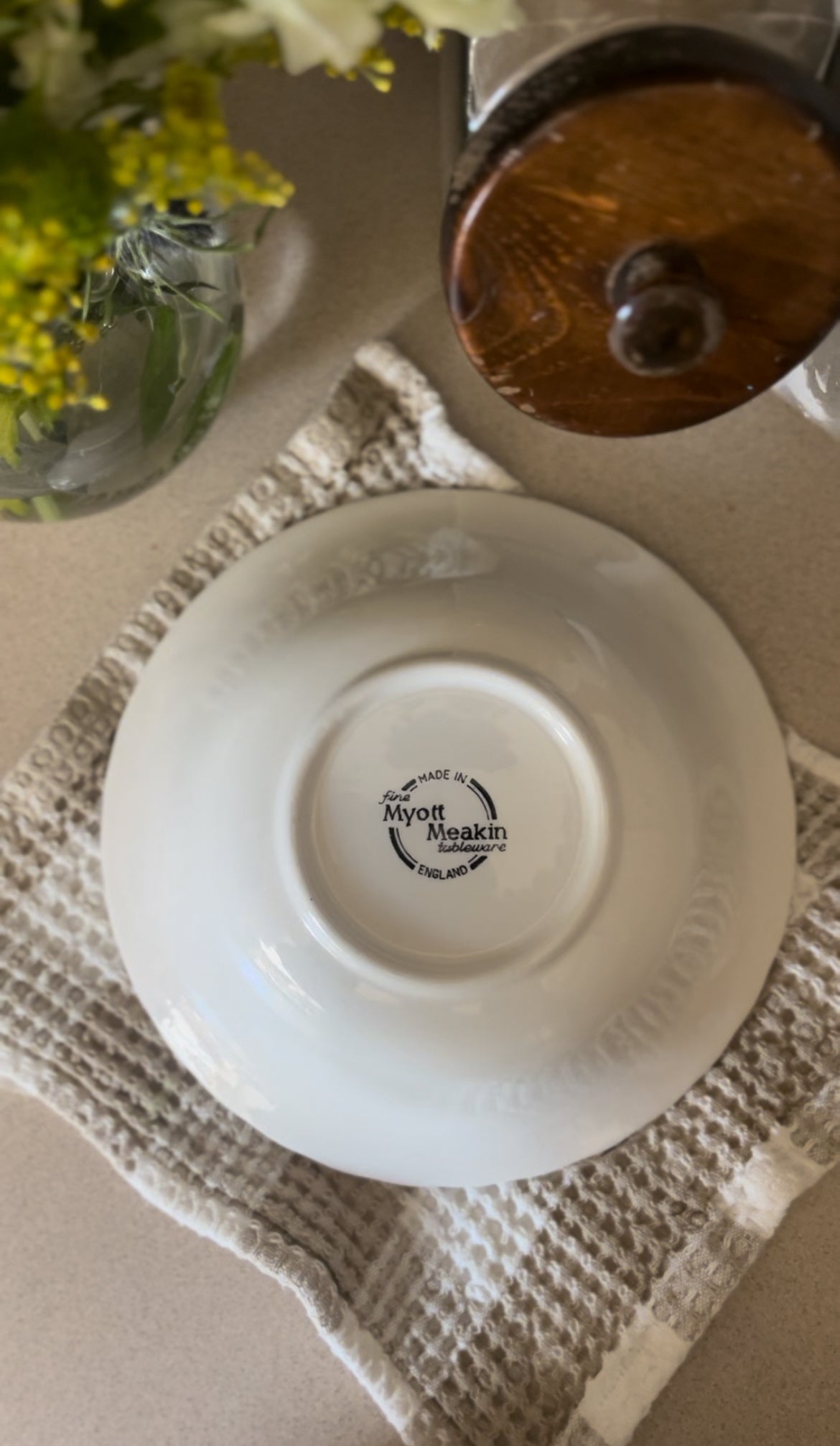 Myott Meakin Blue and White Mixing Bowl