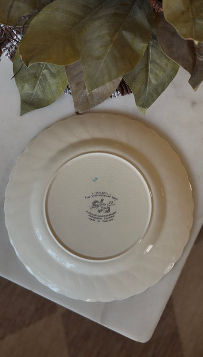 Blue Floral Dishes made in England (sold separately)