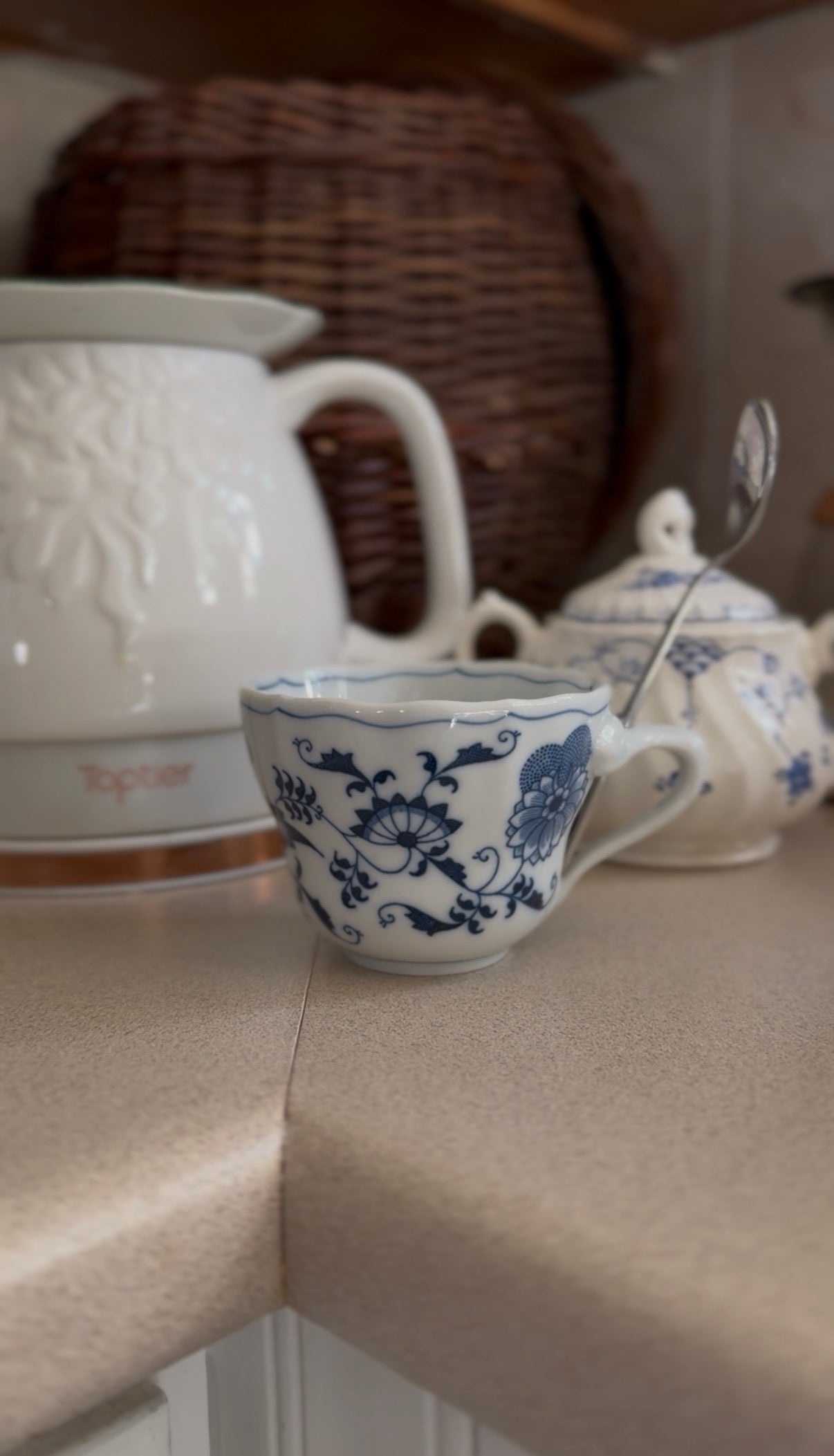 Blue Danube Teacups (set of 4)