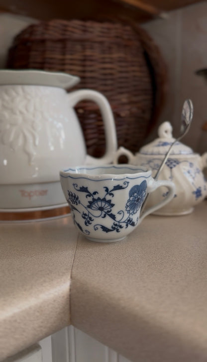 Blue Danube Teacups (set of 4)