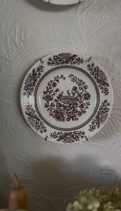 Royal China USA Brown Sussex Plate (2 dessert plates and 2 saucers available)