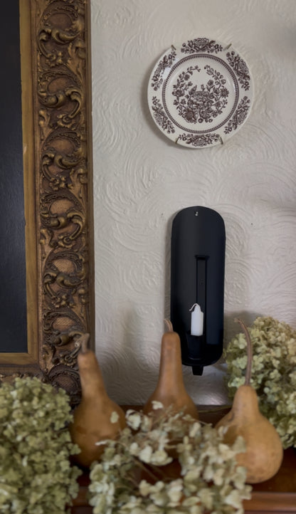 Black Metal Wall Sconce
