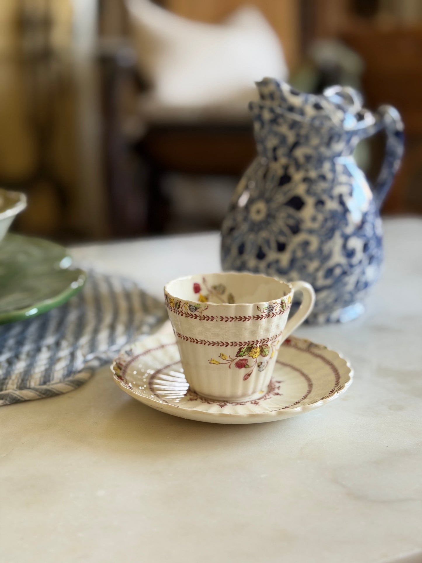 Copeland Spode Cowslip Demitasse Cup and Saucer made in England
