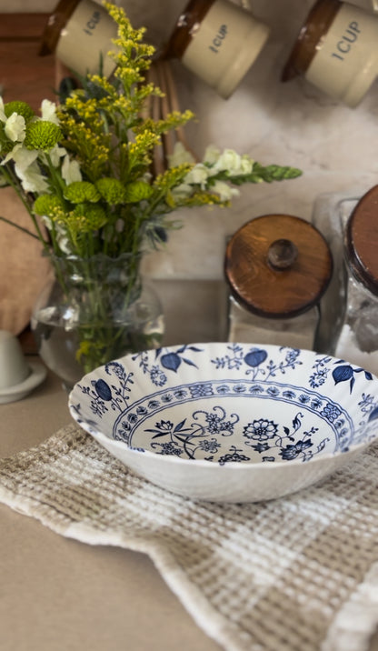 Blue Nordic Mixing Bowl