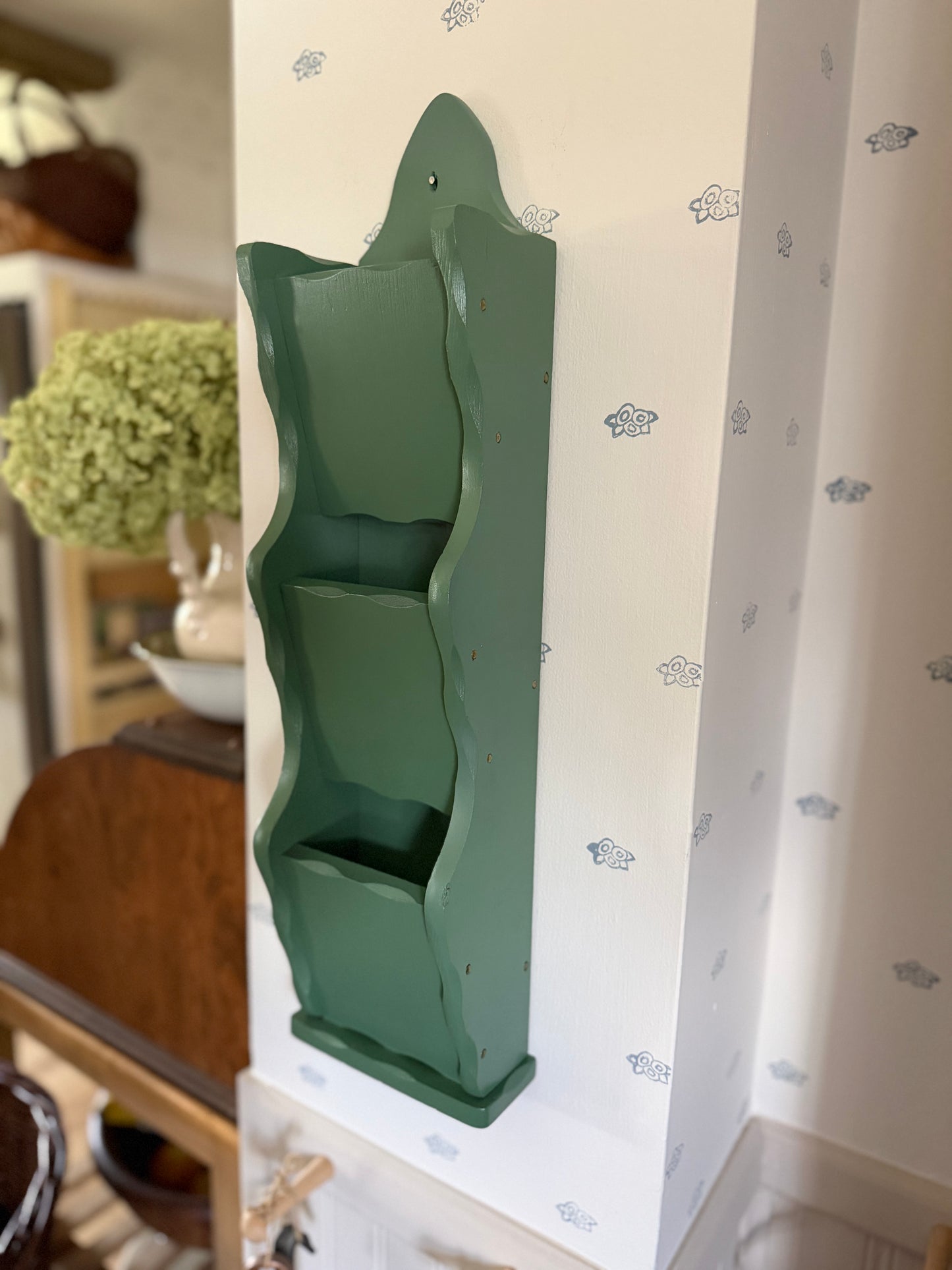 Wooden Wall Mail Organizer
