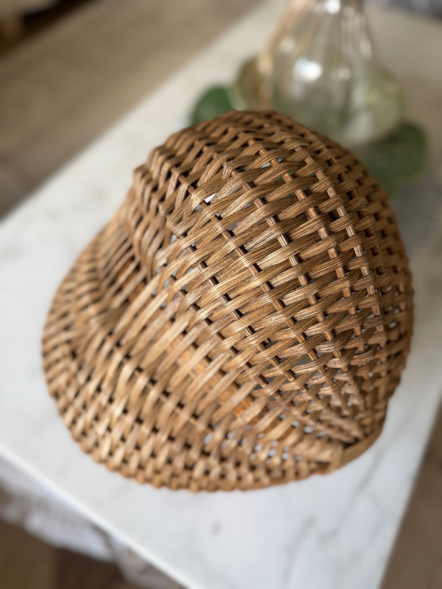 Wicker Buttocks Gathering Basket (flowers not included)