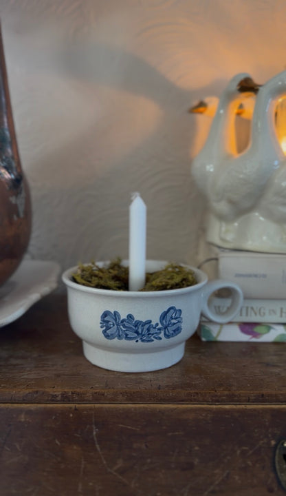 Pfaltzgraff Mug Turned Moss Candle