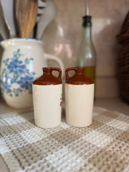 Vintage Ceramic Oil and Vinegar Cruet Jugs