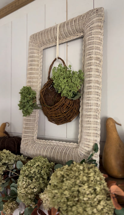 Woven Stick Hanging Basket