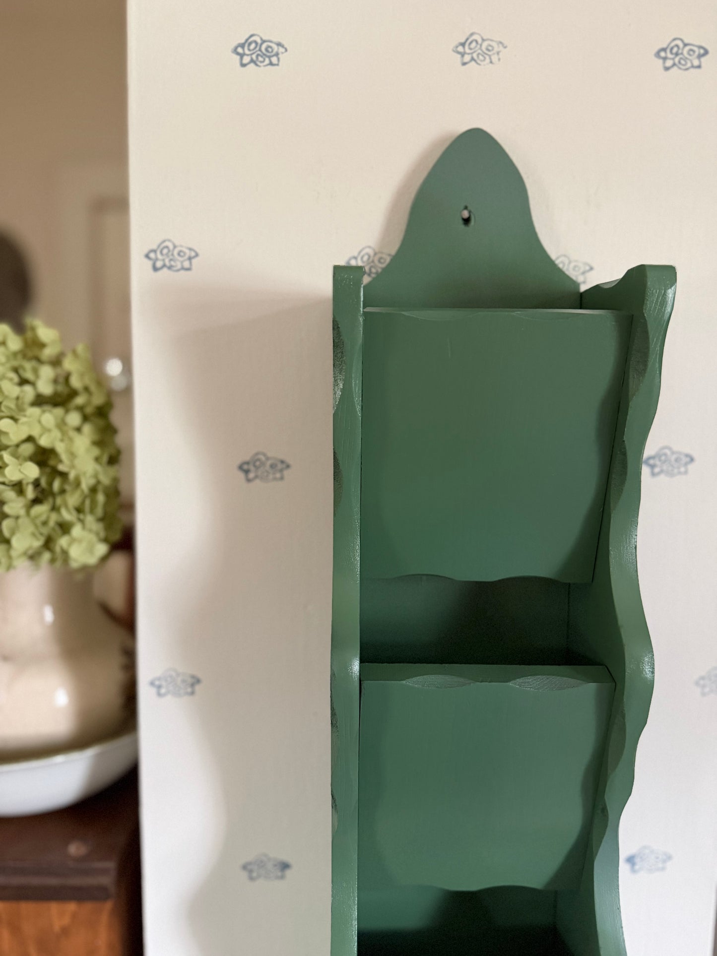 Wooden Wall Mail Organizer