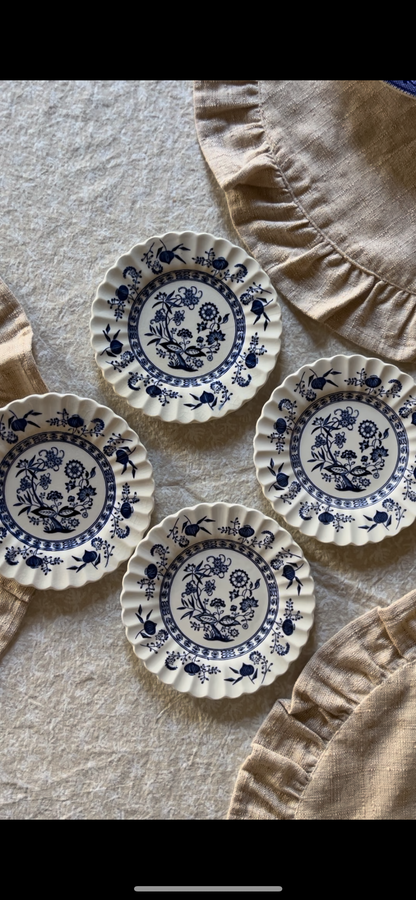 Blue Nordic Plates and Platters (sold separately)