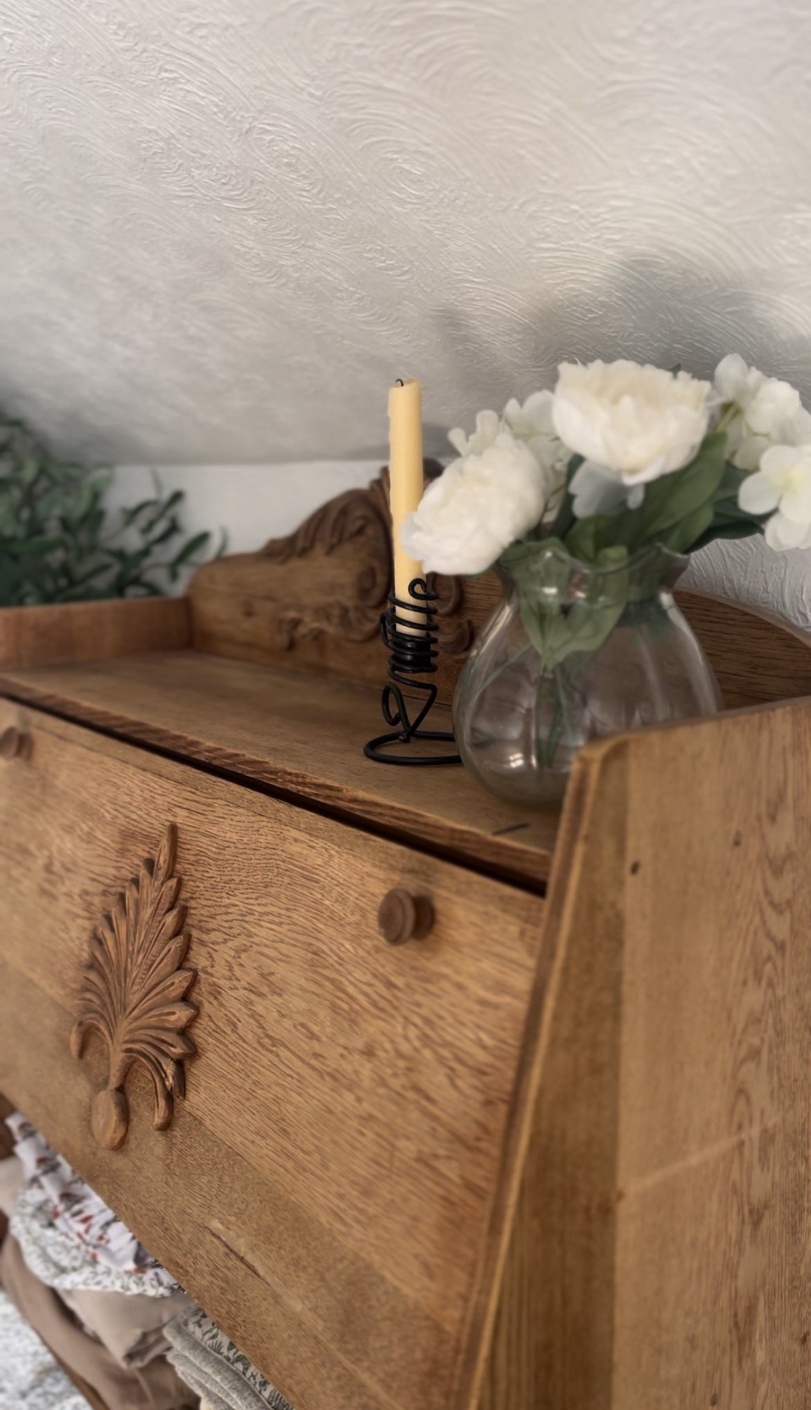 Primitive Turning Candle Holder - Small (2 available) *candle not included
