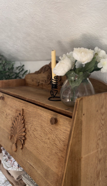 Primitive Turning Candle Holder - Small (2 available) *candle not included