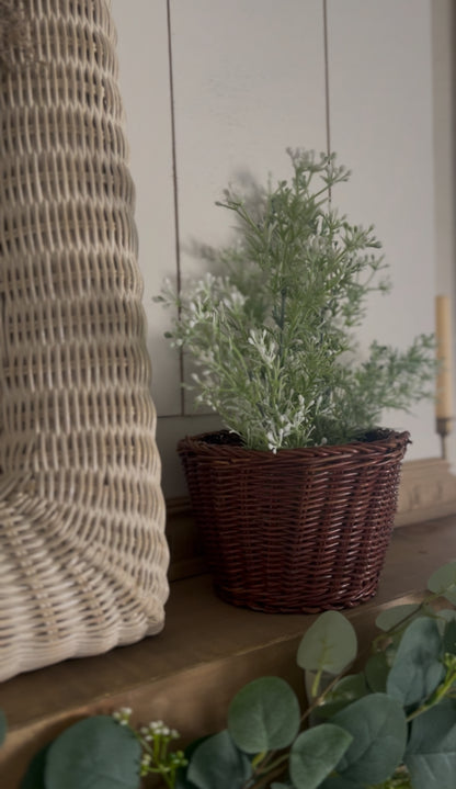 Flower Pot Basket (*florals not included)