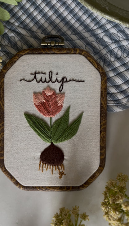 Tulip Bulb Embroidery