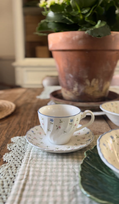 Melody Pattern Johnson Bros China made in England (plates, bowls, teacup, and pitcher sold separately)