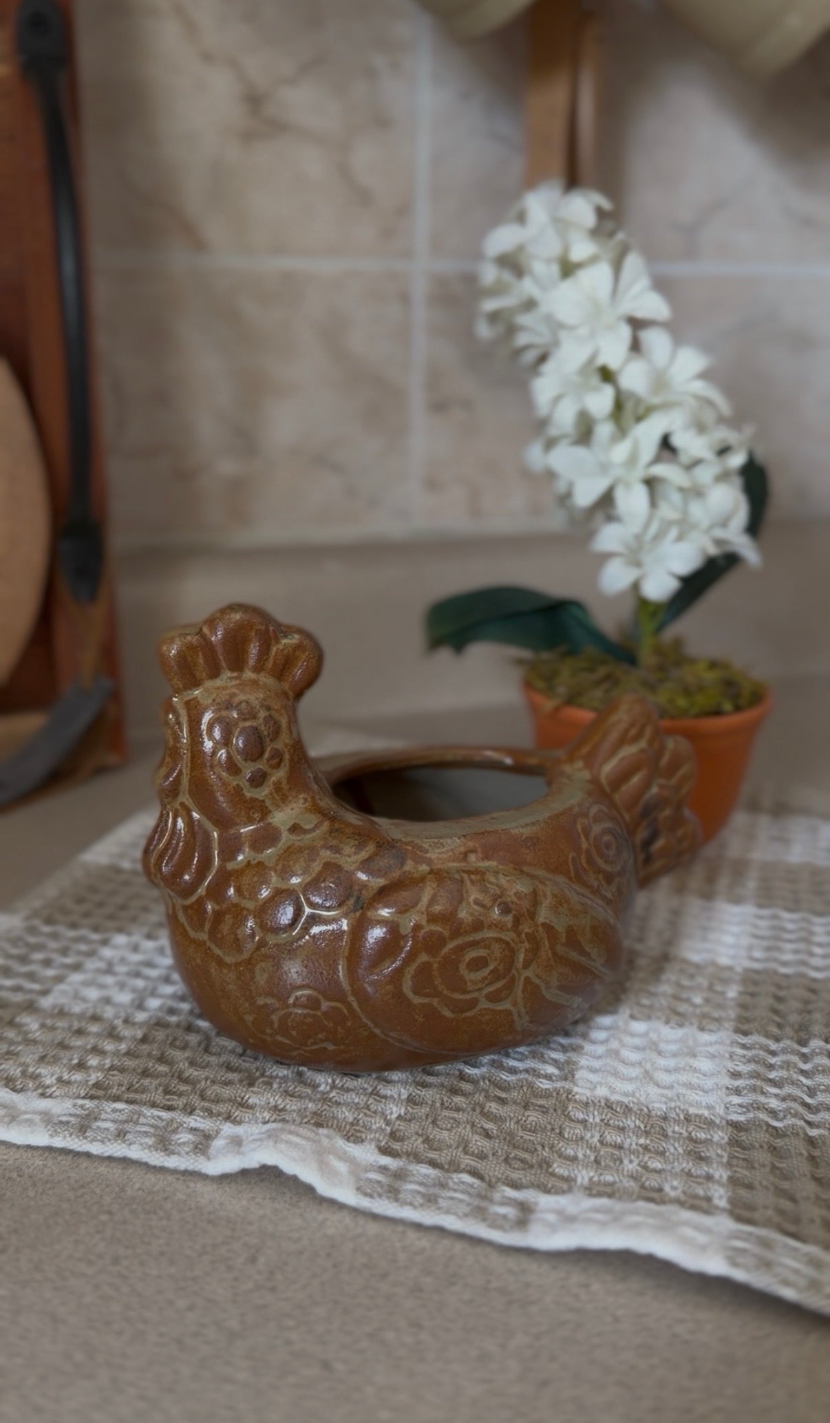 Small Chicken Planter