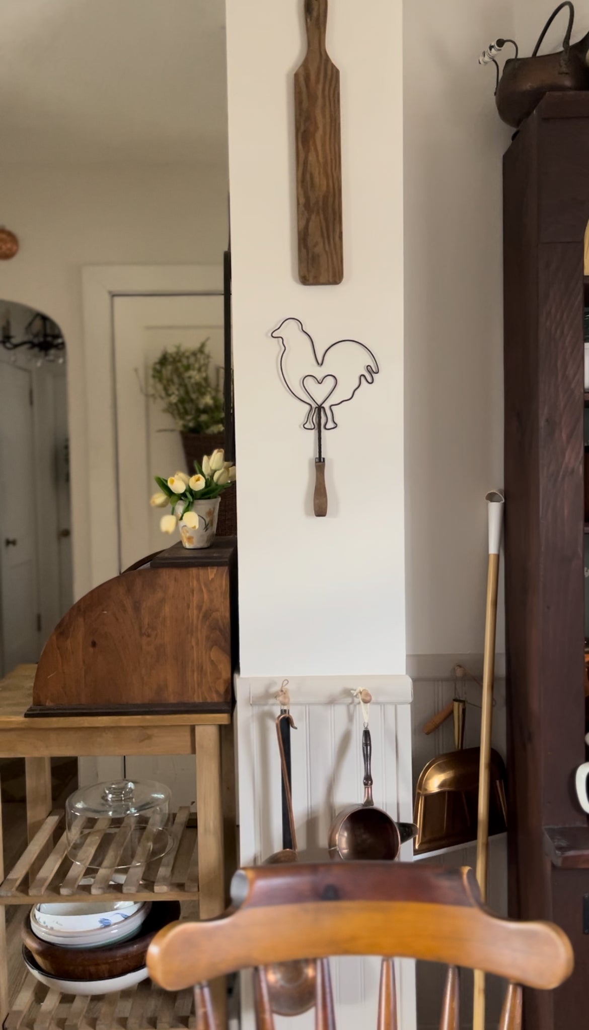 Vintage Rooster Rug Beater
