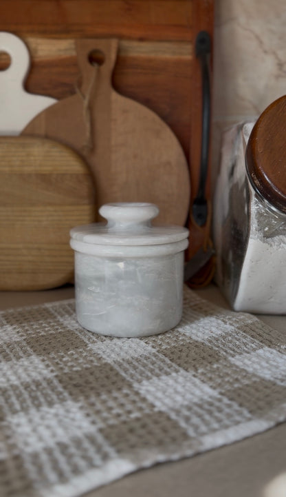 Marble Butter Bell
