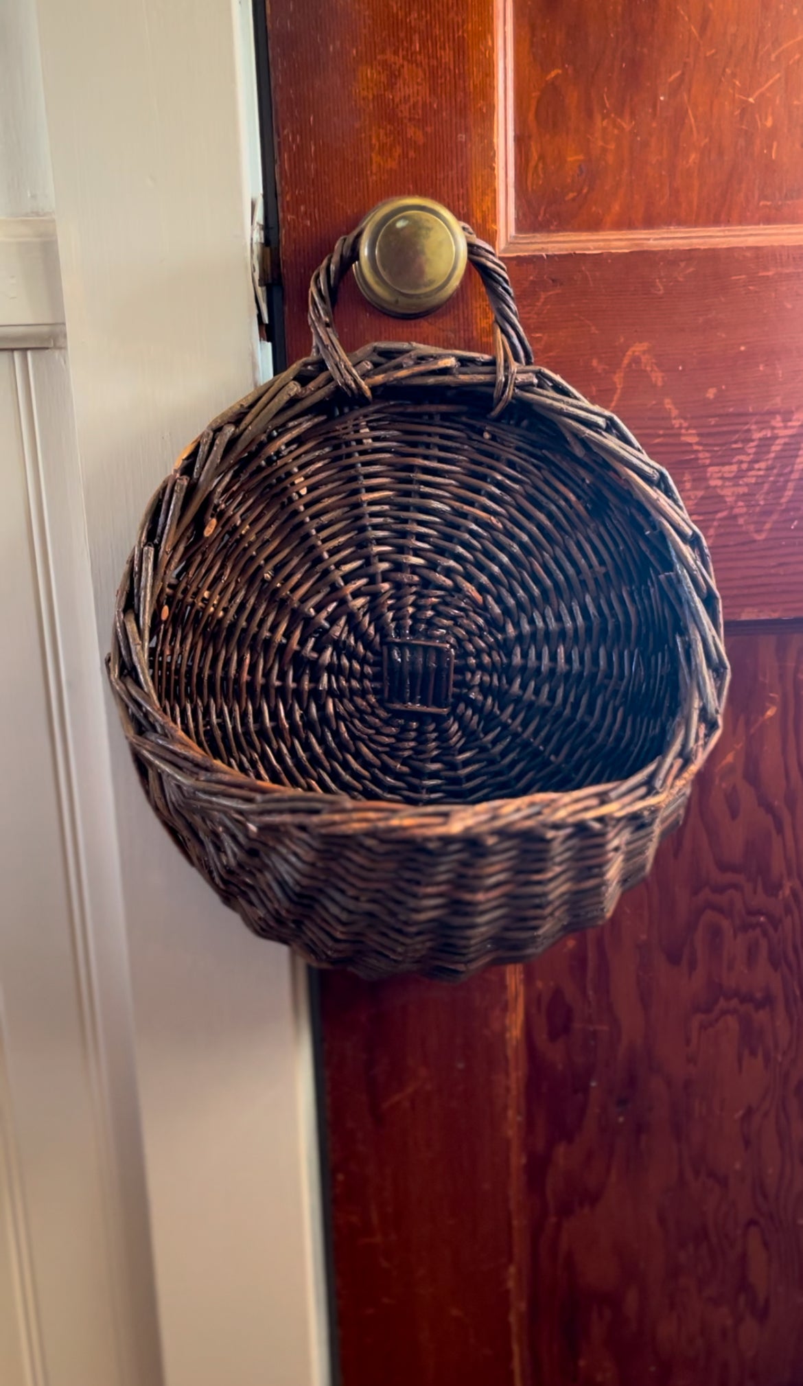 Woven Stick Hanging Basket