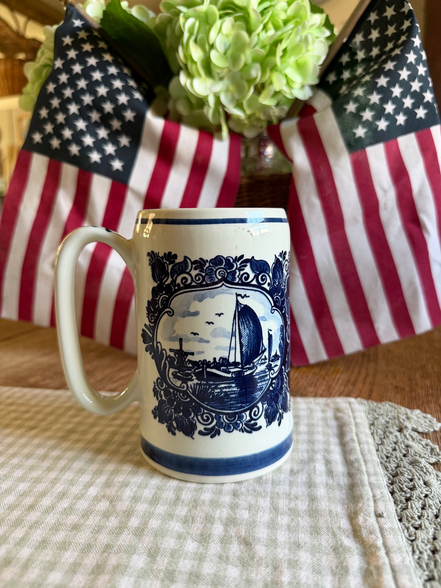 Blaw Delft Holland Beer Stein