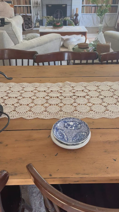Set of 3 Blue and White Plates for Wall Hanging (hangers not included)