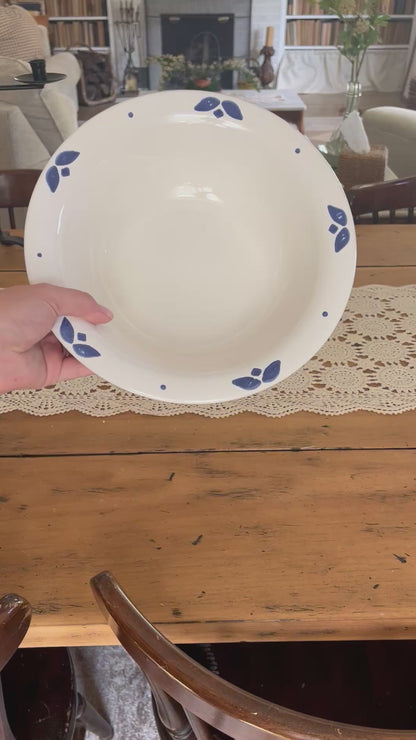 Vintage Pfaltzgraff Blue and White Mixing Bowl